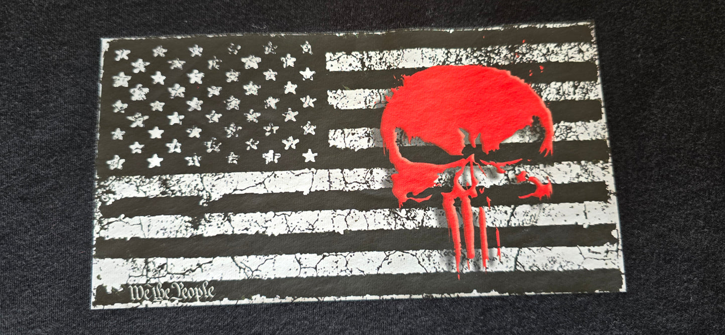 Punisher USA Flag Tee (Faded)