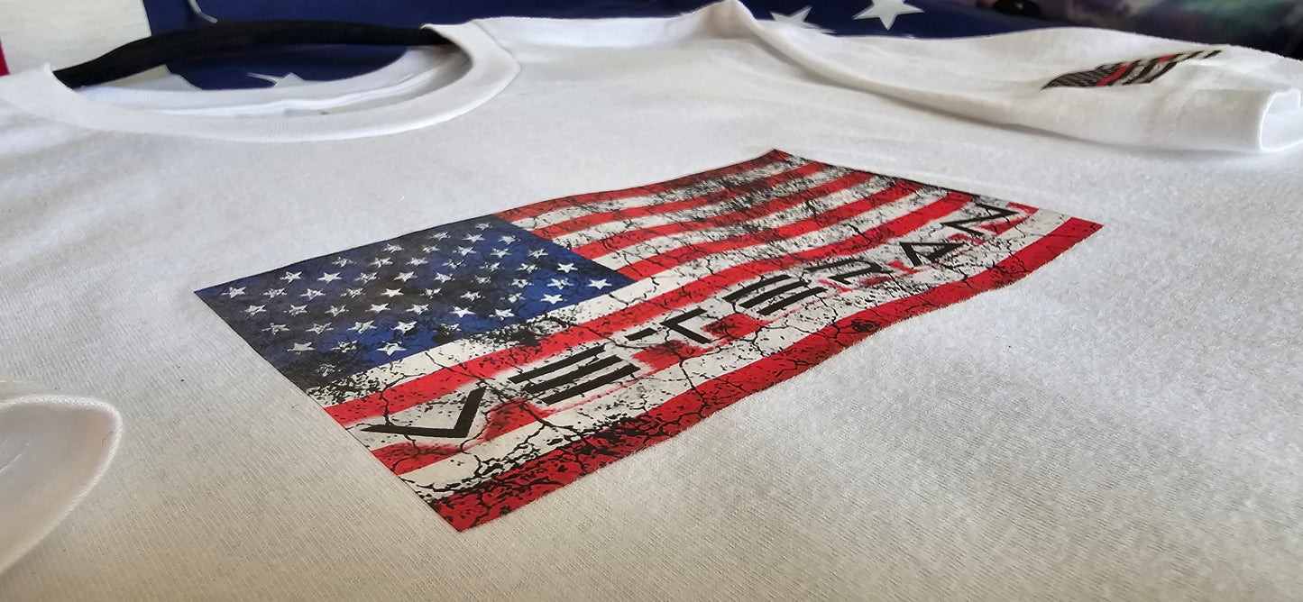 USA Flag Veteran (Faded)