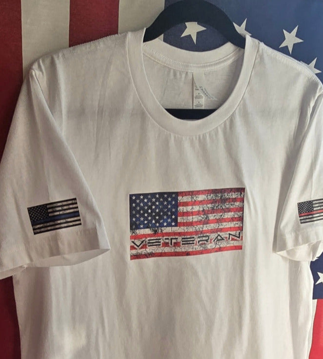 USA Flag Veteran (Faded)